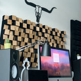 Acoustic Panel Diffuser ''MOSAIC DIFFUSER'' 60x60cm Music Studio Acoustic Sound Absorption Soundproof Foam and Wood hi-fi HIFI - Akoestiekdeal
